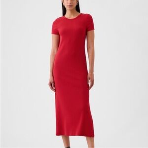 Elegant Red Maxi Dress